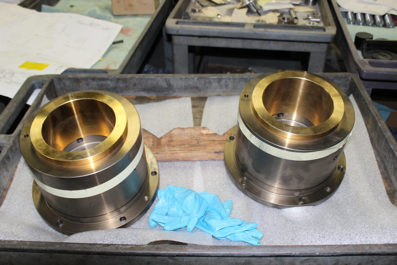 Custom bronze spacer